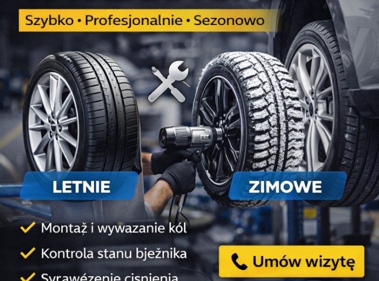 Wymiana opon Koczargi Nowe 